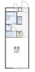 レオパレスコーラクII13321の物件間取画像